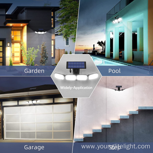 Motion Sensor Outdoors Solar LED wall light